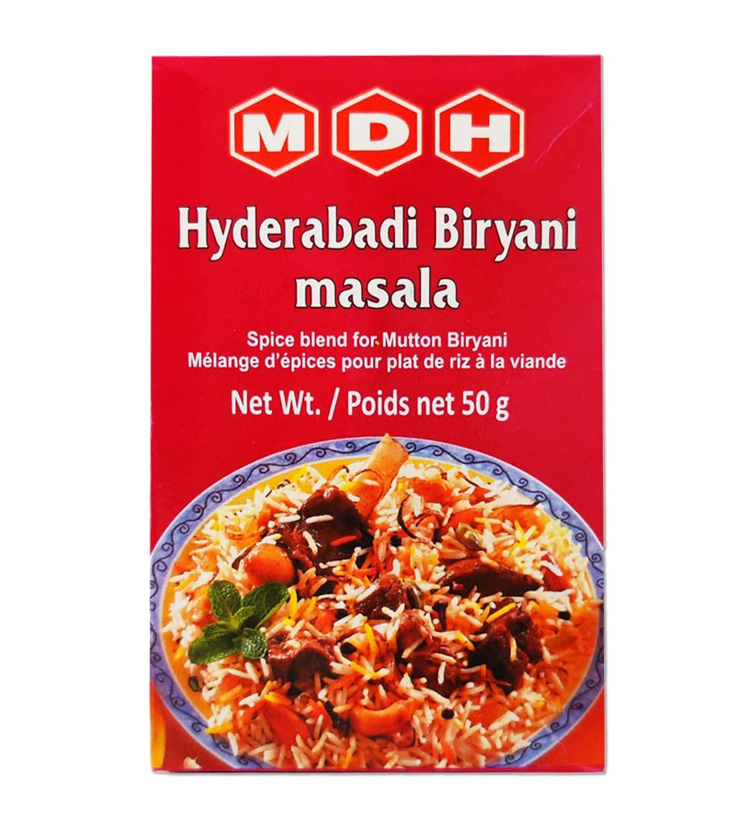 MDH Hyderabadi Biryani Masala 50g by MDH
