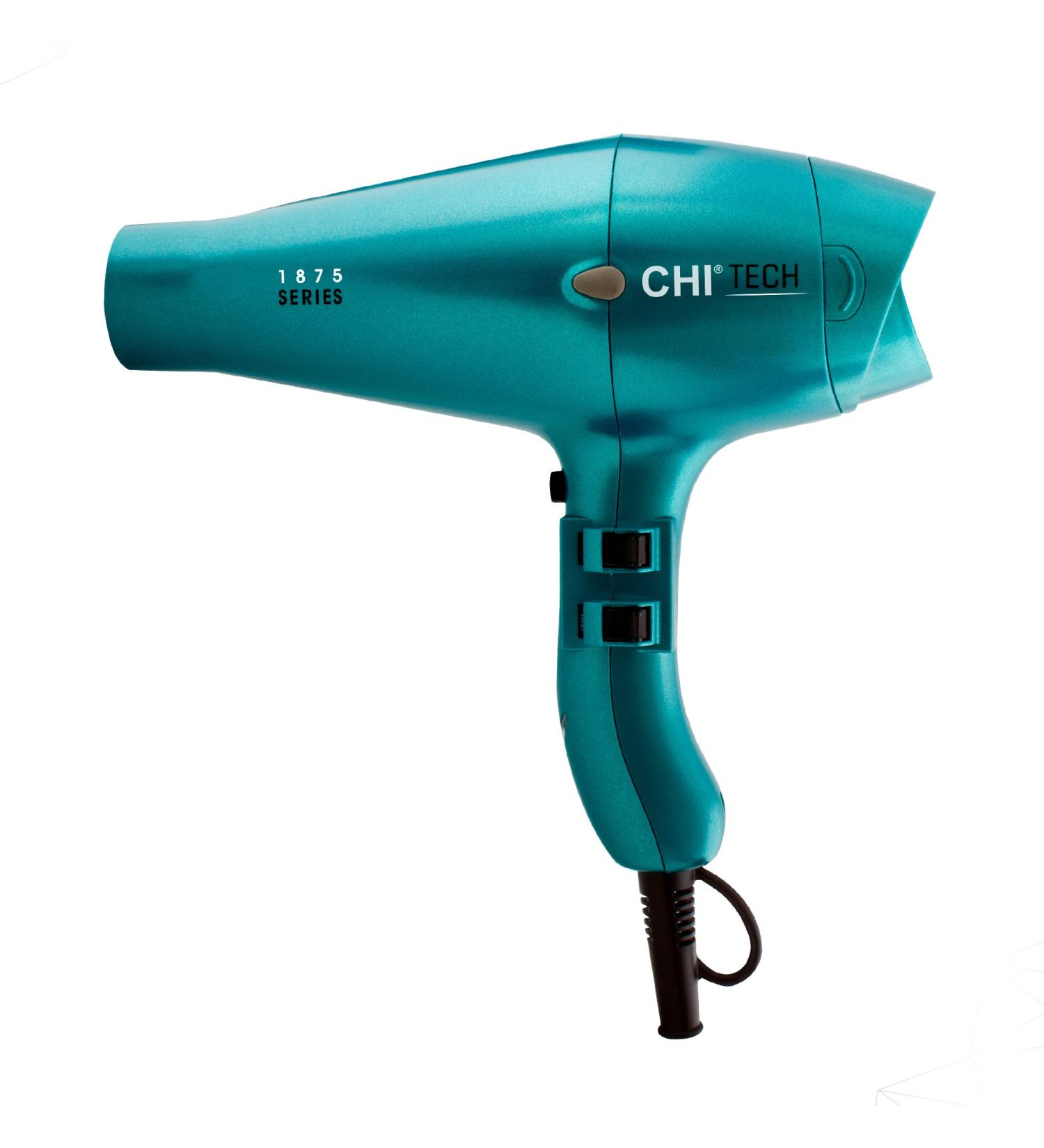 CHI Tech 1875 Limited Edition Series Hair Dryer with Rapid Clean Technology Teal