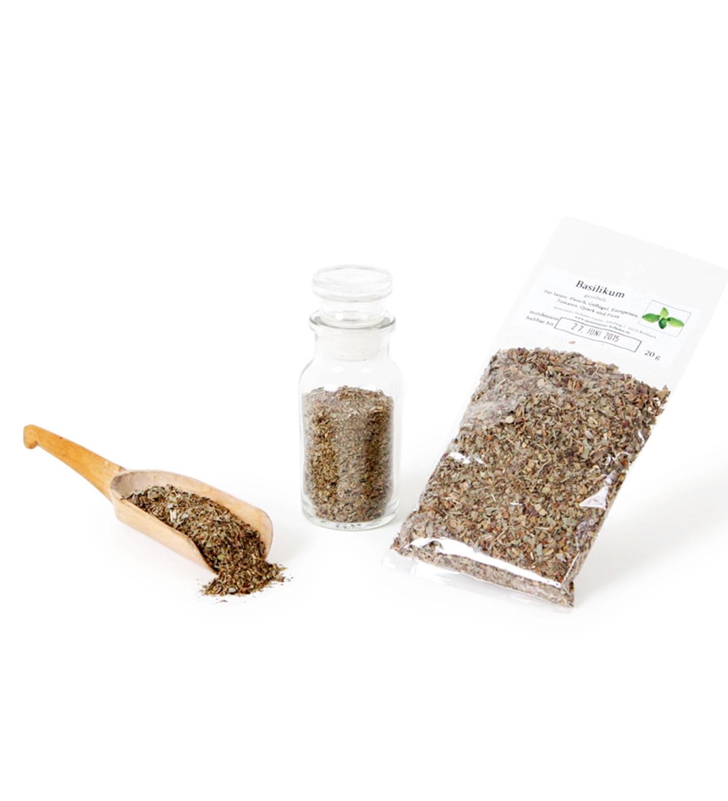  Feine W rze Rubbed basil dried basil basil royal herb basil herb kitchen spice basil spice Herba Basilici concise 20 g - Buy Online on GoSupps.com