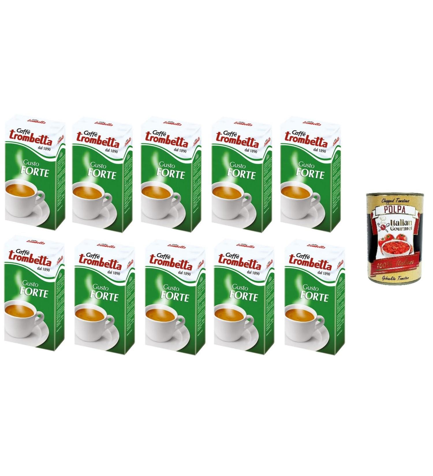  Italian Gourmet E.R. Trombetta Gusto Forte Caf 250 g + Italian Gourmet pulp 400 g - Buy Online on GoSupps.com