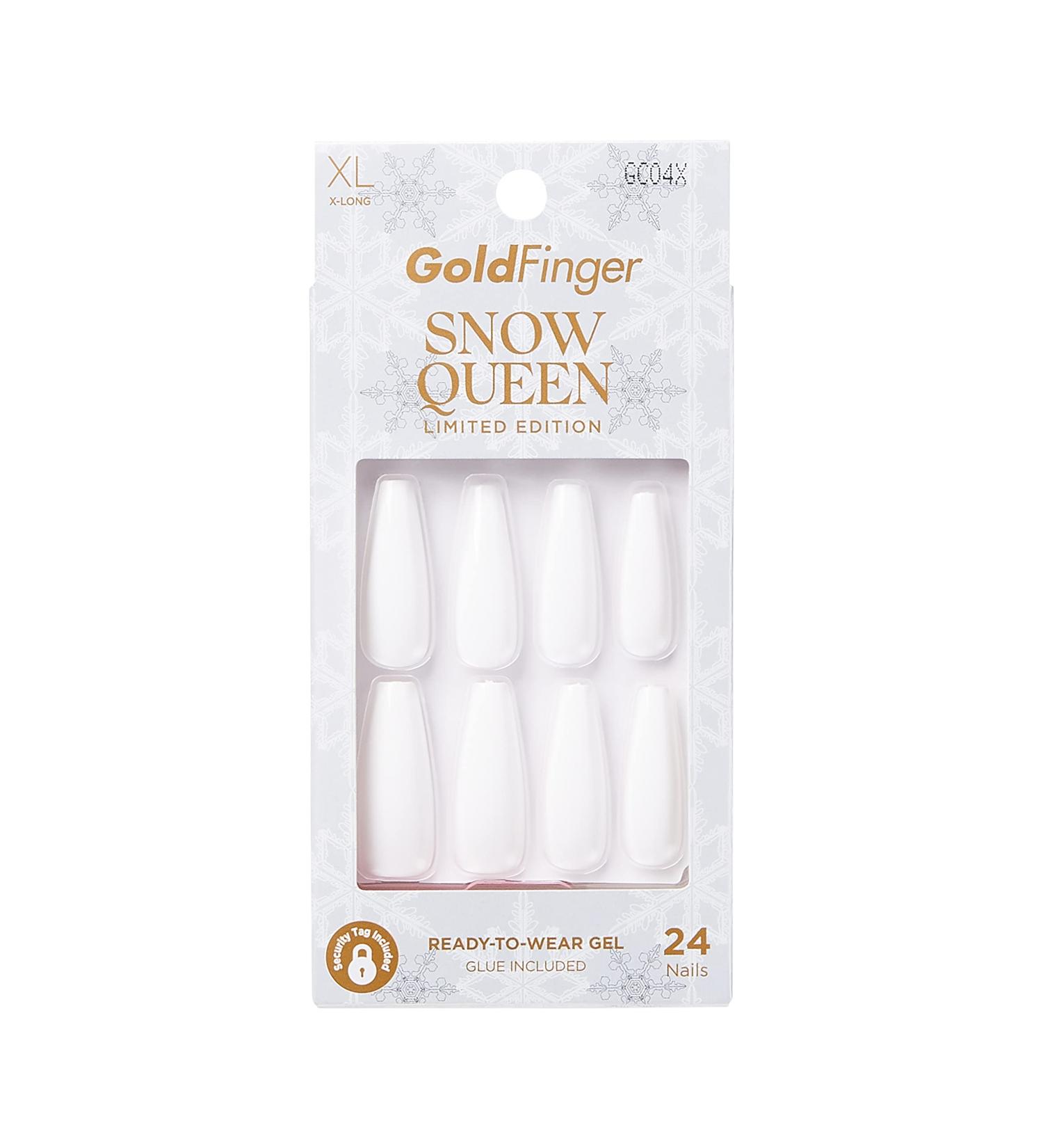GoldFinger Snow Queen Limited Edition Gel Nail Kit - White Christmas - Buy Online on GoSupps.com