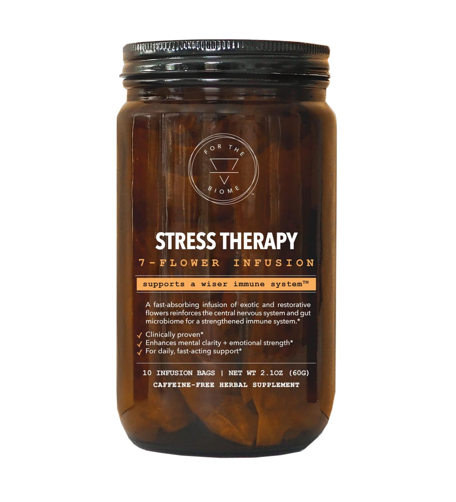 Biome Stress Therapy - Clinically Proven Organic Herbal Relief | Fast-Acting Refillable Jar - Buy Online on GoSupps.com