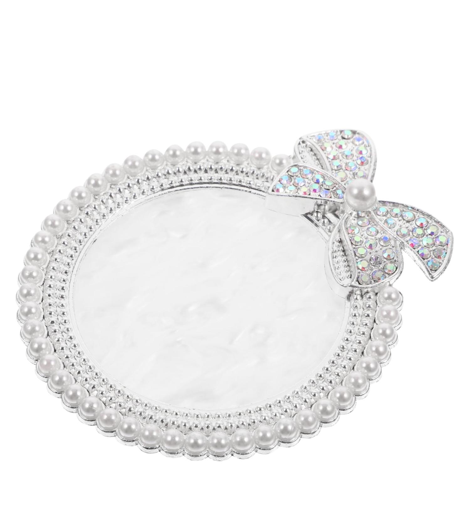  Mikinona Mikinona Gel Nail Palette Decorative Tray Nail Plates for Nail Art Manicure Paint Tray Makeup Tray Watercolor Paints Round White Resin - Buy Online on GoSupps.com