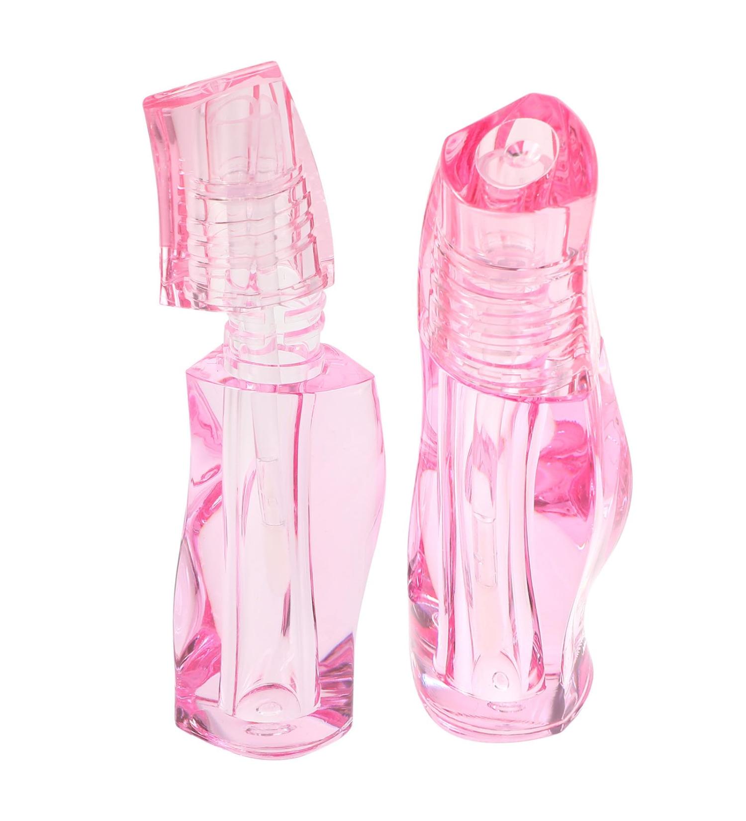 ARTIBETTER Lot de 2 Tubes de Gloss L vres Vides Torsad s 3 Ml Parois Semi-transparentes Mini Tubes Rose Clair Pinceau Int gr Rechargeables et Polyvalents pour Maquillage Quotidien - Buy Online on GoSupps.com