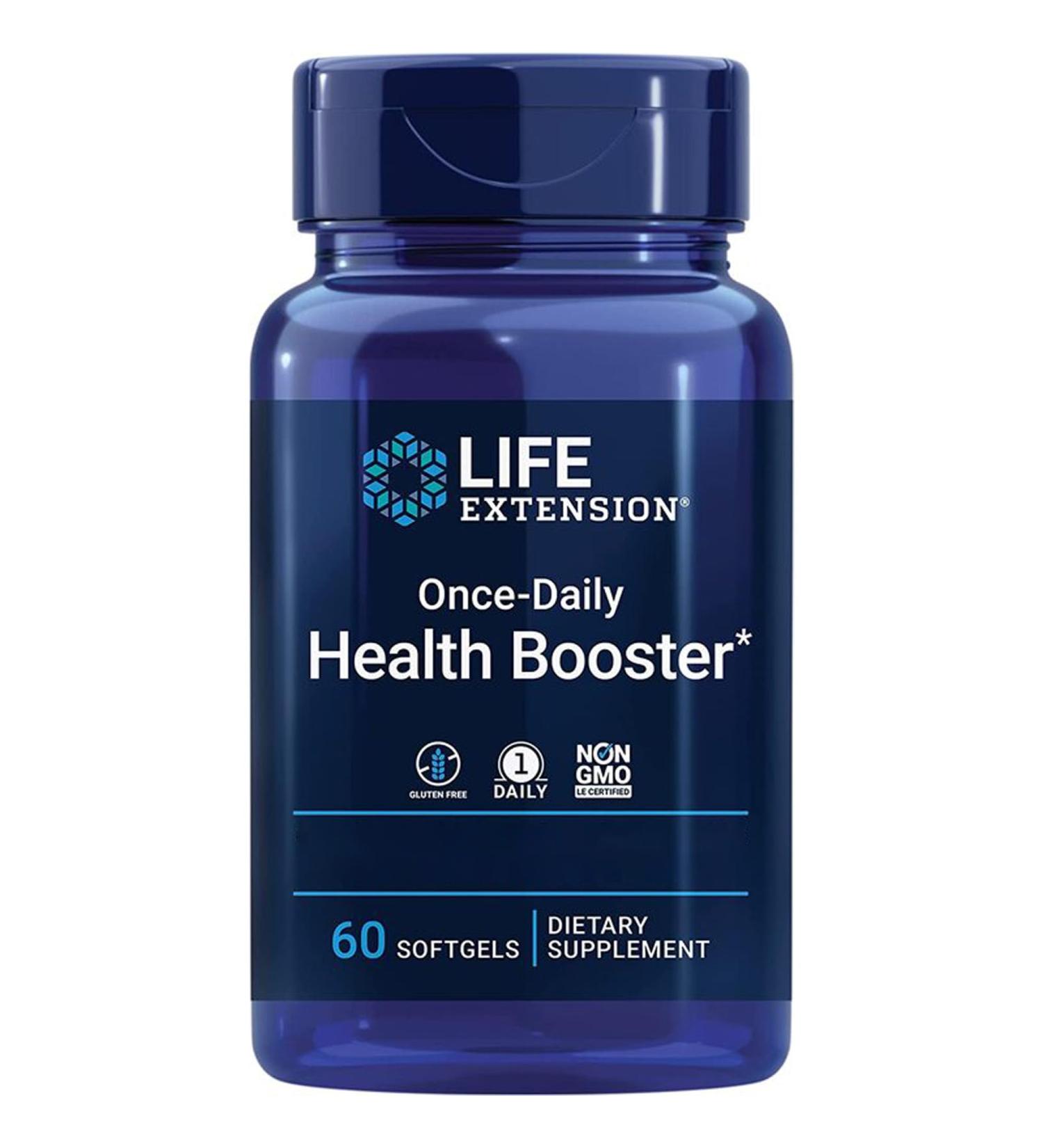 Buy Life Extension Once-Daily Health Booster - 60 Softgels | Gluten-Free Soy-Free Non-GMO - International Shipping Available - Buy Online on GoSupps.com