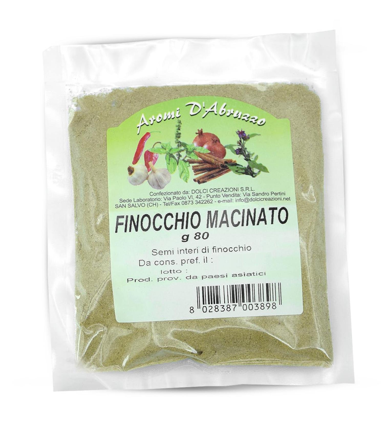 Dolci Creazioni GROUND FINOCCHIO SEEDS - 80 g - EARS - ABRUZZOS FLAVORS