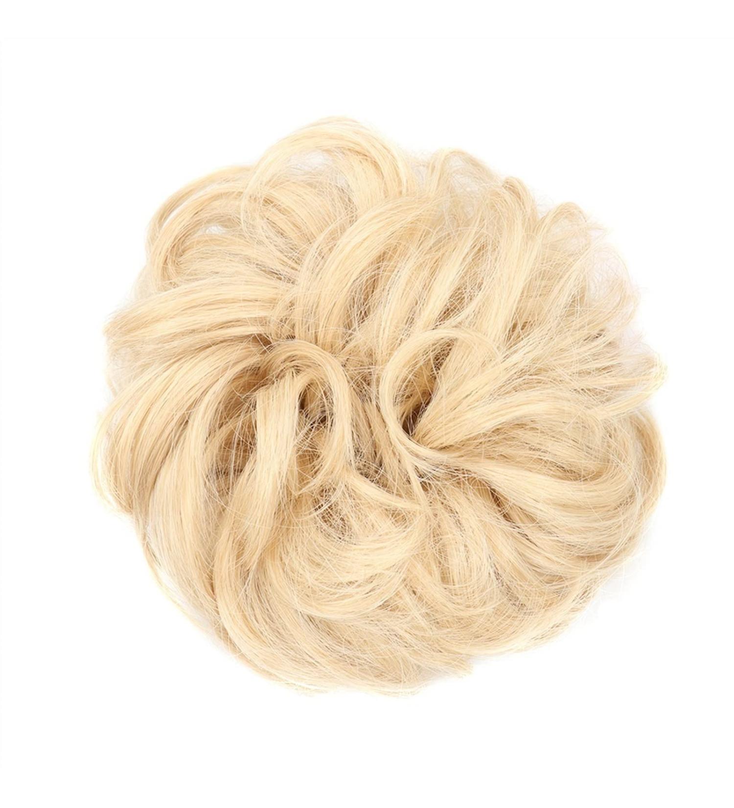 Hair Extensions Synthetic Bun Curly Messy Bun Donut Bun With Elastic Rubber Band Bun for Women Ponytail Extension Hair Bun Hair Pieces For Women (Color : 18T613) - Buy Online on GoSupps.com