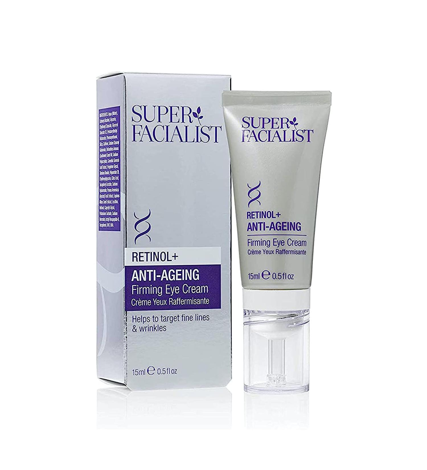 Super Facialist Retinol+ Anti-Ageing Firming Eye Cream 15ml - Best Eye Cream for Youthful Skin - Buy Online on GoSupps.com