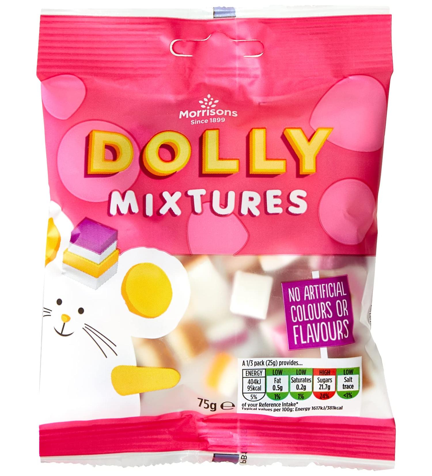 Morrisons Dolly Mix 75 g x 20 - Buy Online on GoSupps.com
