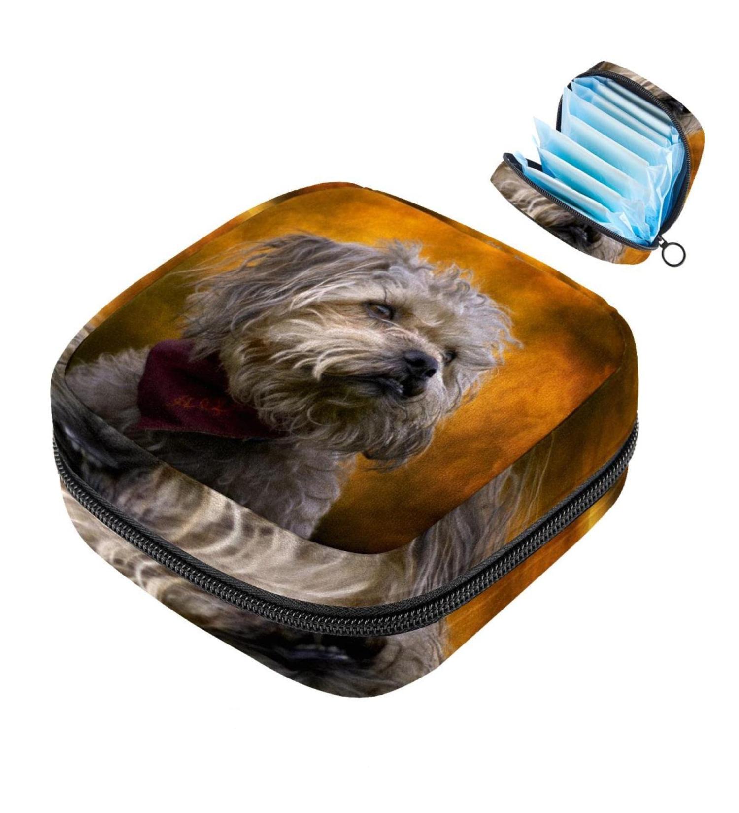 Buy Cute Dog Napkin-Storage Bag | Portable Period Bag for Women & Teens | Ideal Menstrual Cup & Breastfeeding Pillow Holder - Buy Online on GoSupps.com