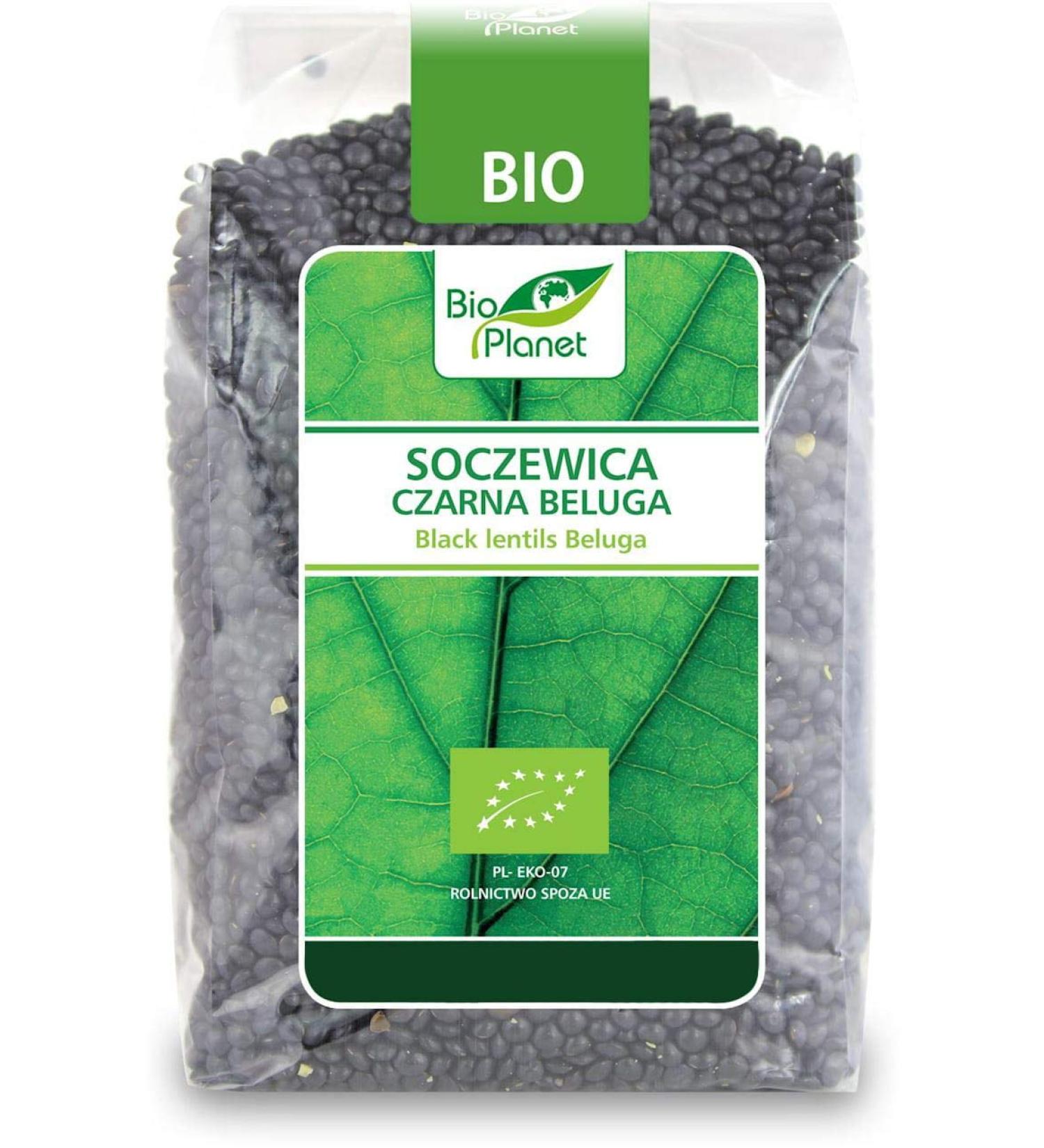 BIO PLANET Organic Beluga Black Lentils 400g - BIO PLANET