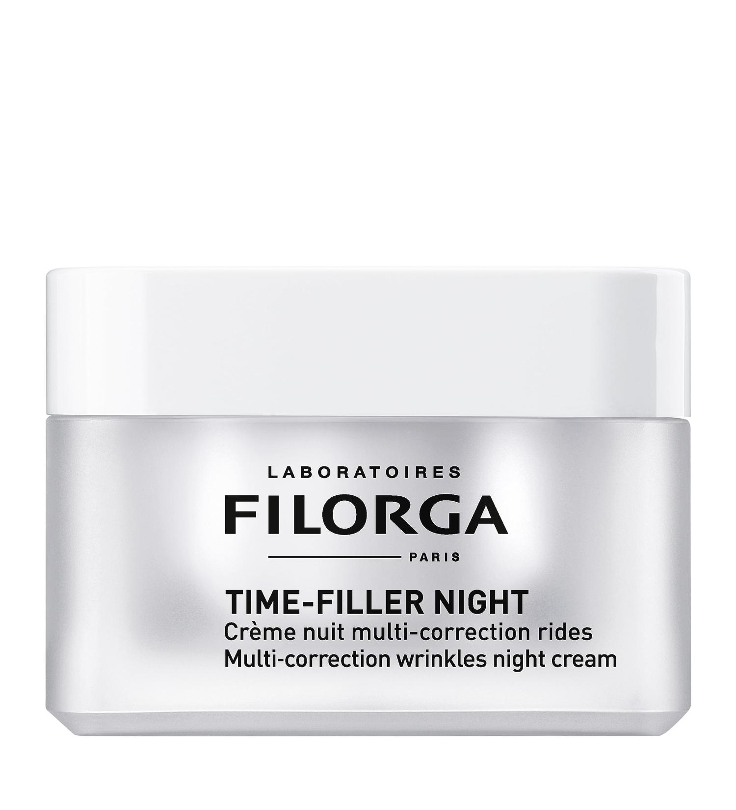 Filorga Time-Filler Night Cream | Anti-Aging Face Treatment with Hyaluronic Acid & Peptides - Reduces Fine Lines & Deep Wrinkles - 1.69 fl. oz - Buy Online on GoSupps.com