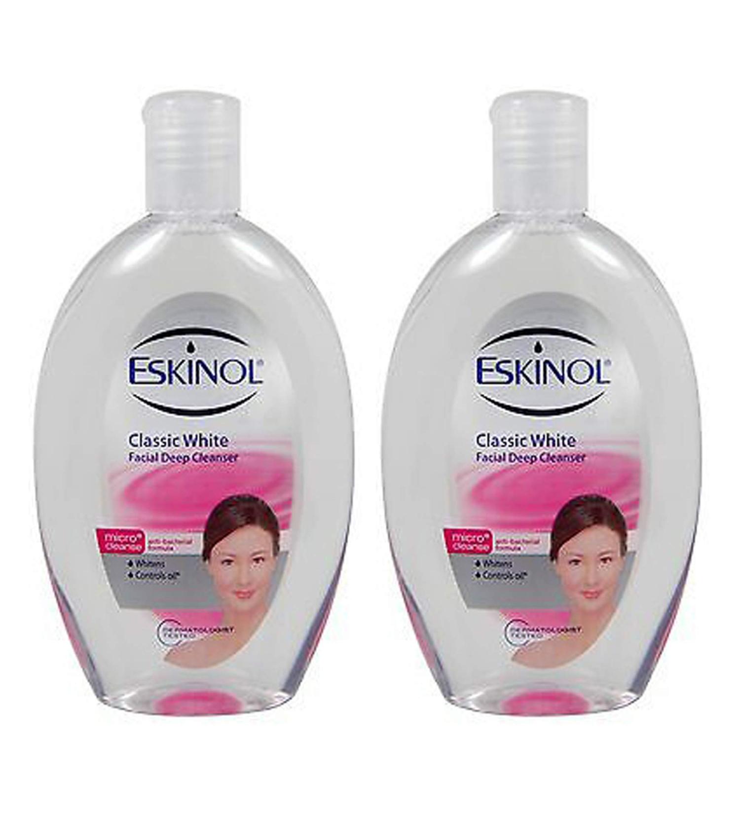 Bundle of 2 Eskinol Classic White Facial Deep Cleaner 225ml