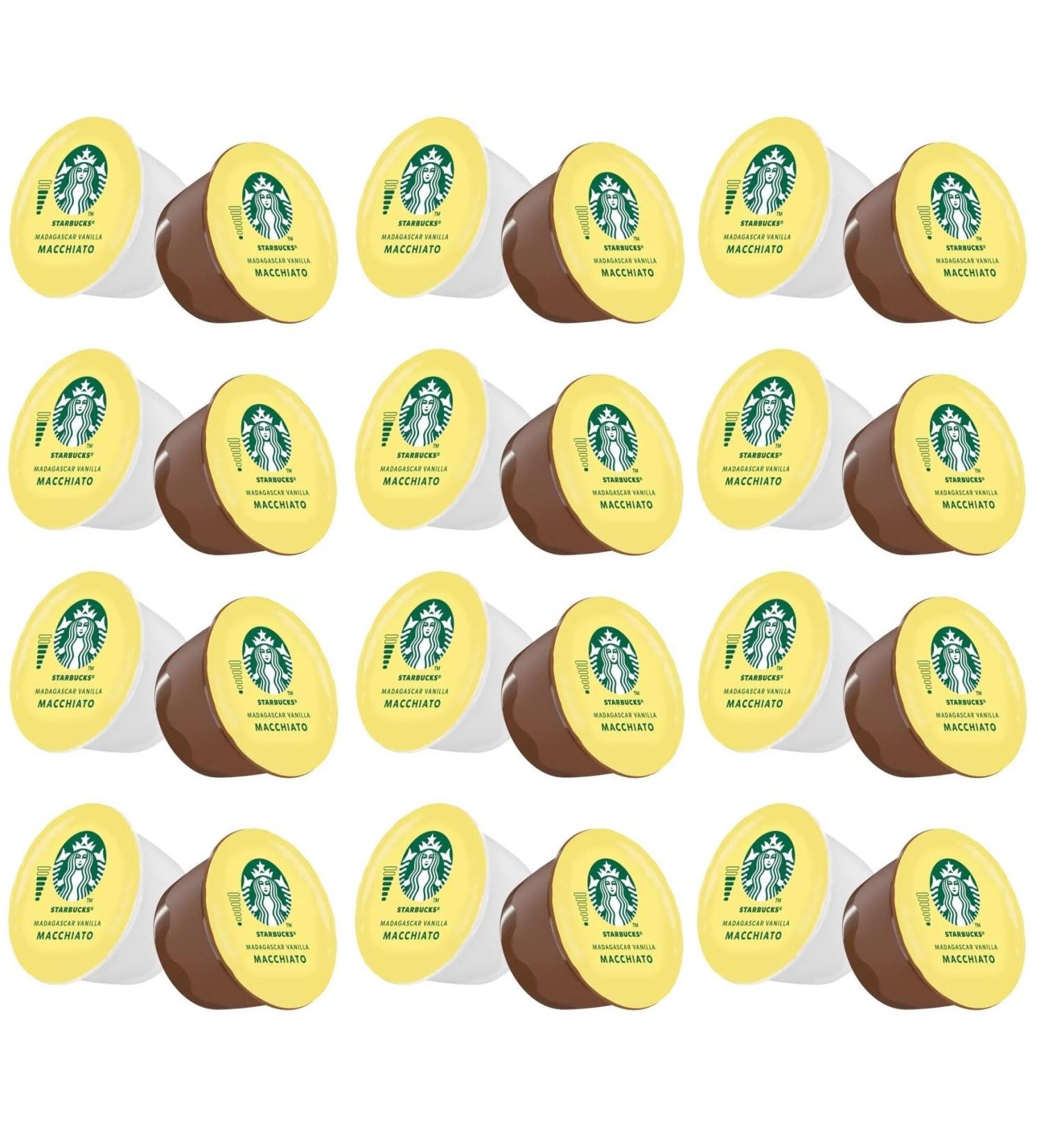 Dolce Gusto Compatible Starbucks Compatible Madagascar Vanilla Macchiato 50 Capsules 25 Drinks - Buy Online on GoSupps.com