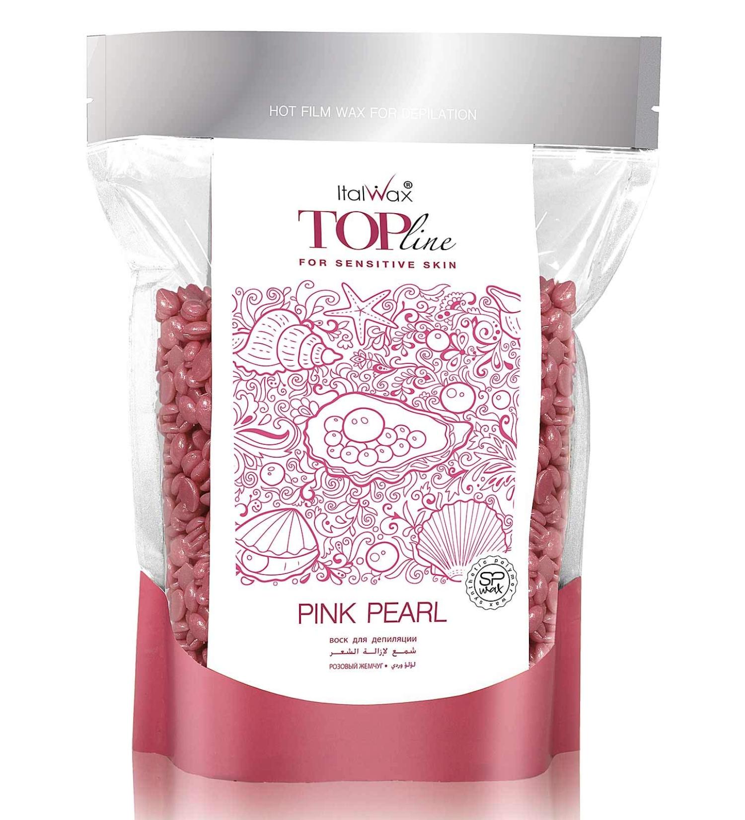 Film wax Top Line Pink Pearl Italwax Hot Film Wax Kosmetex wax pearls 750 g