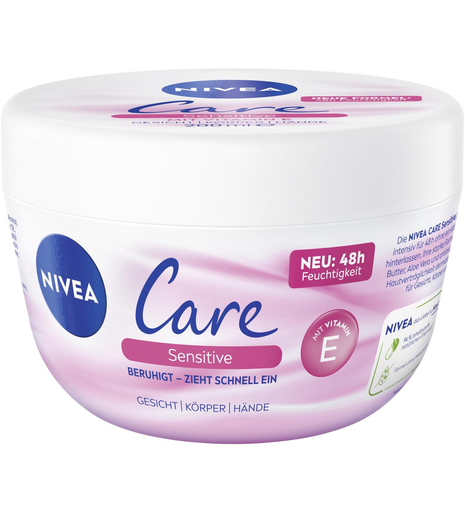 NIVEA NIVEA Care Cr me Sensitive 200 ml