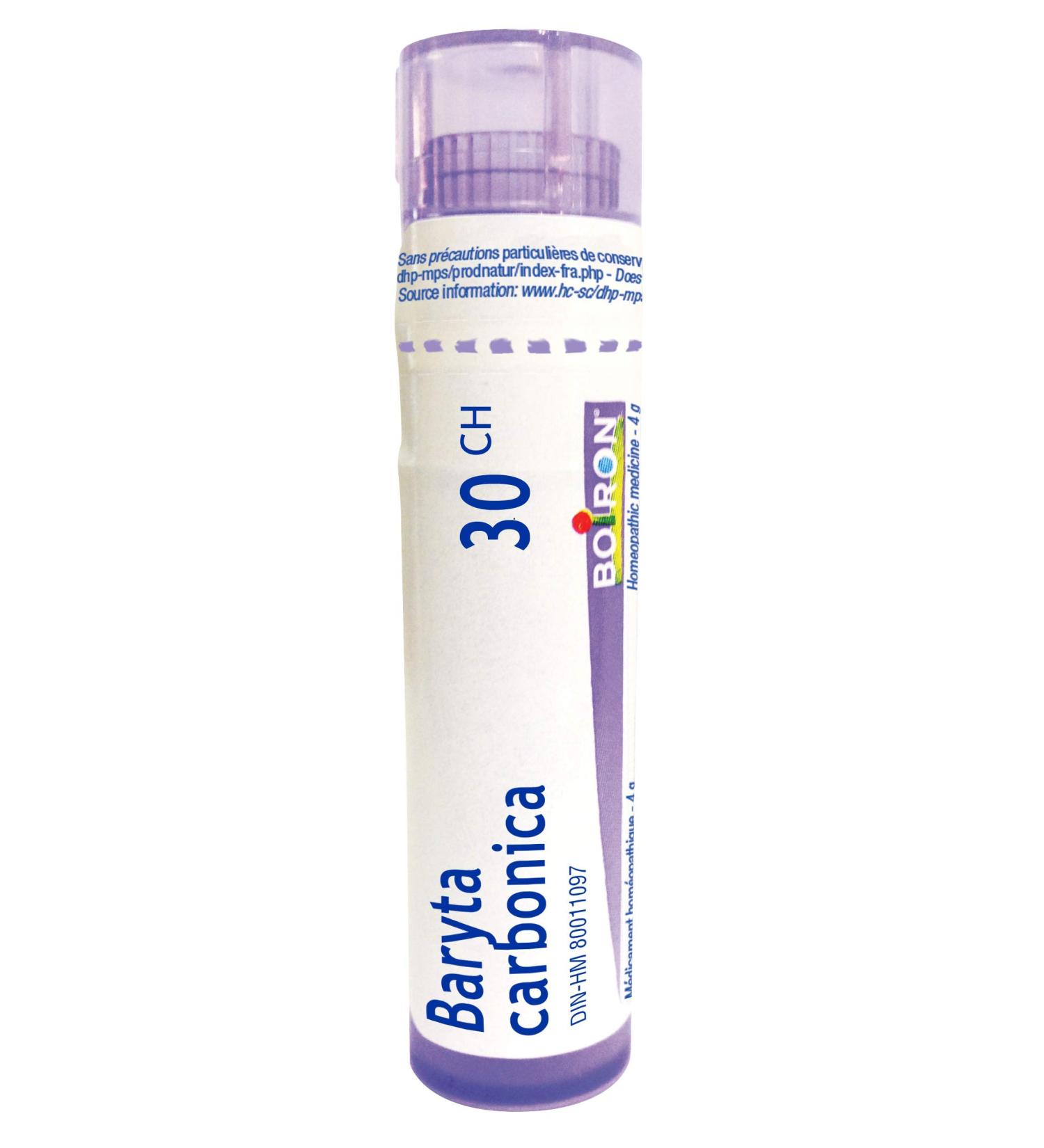 Baryta Carbonica 30ch Boiron Homeopathic Medicine - Buy Online on GoSupps.com