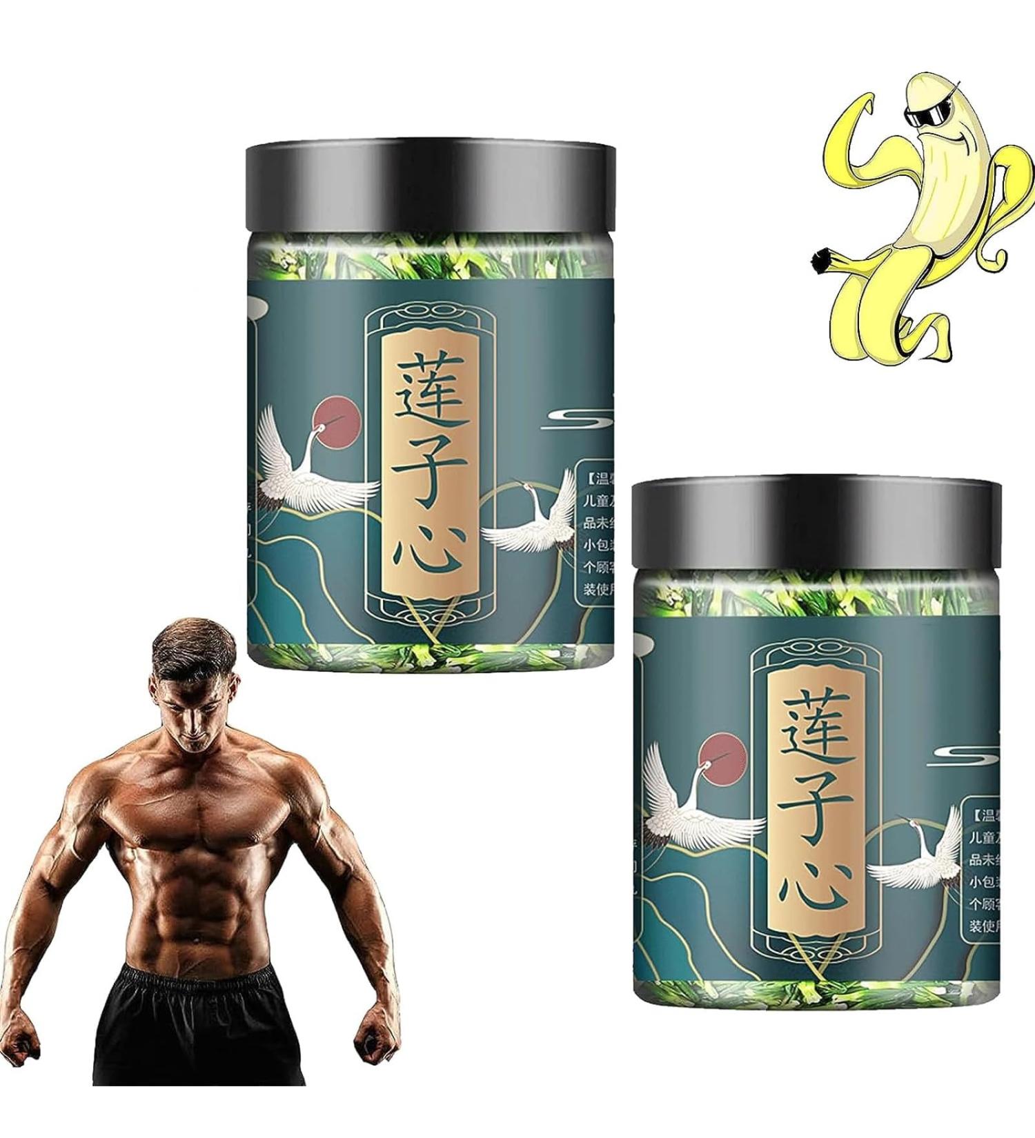 Lotus Seed Core Tea for Men Natural Lotus Seed Heart Tea Lian Zi Xin Tea Lotus Seed Core Lotus Embryo Tea Natural Health Tea Men's Essentials Pure Chinese Herbal Tea (2Pcs 125g) 2Pcs 125g - Buy Online on GoSupps.com