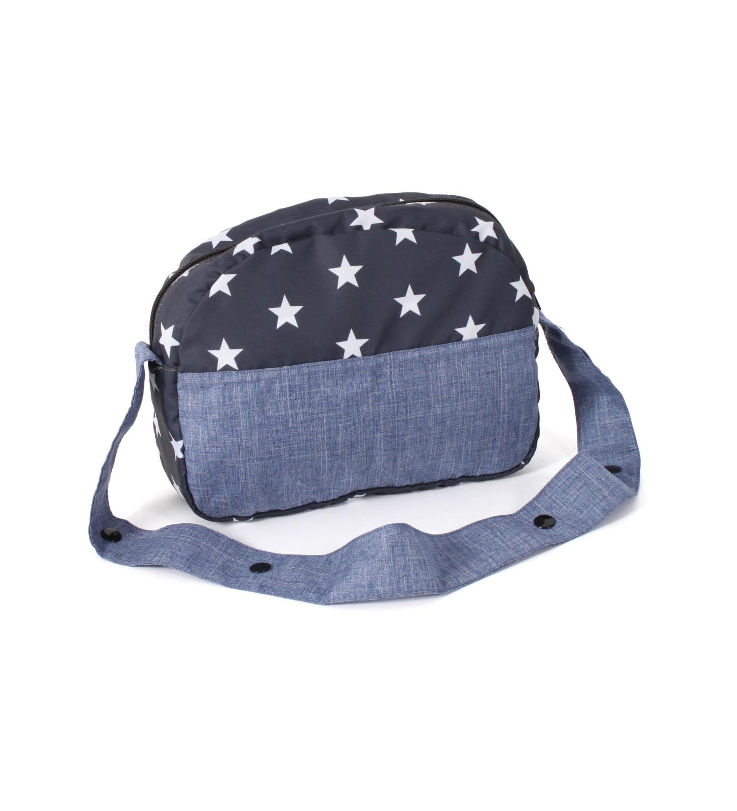 Bayer Chic 2000 853-51 Bayer Chic 2000 changing bag for dolls doll changing bag doll accessories doll bag star navy