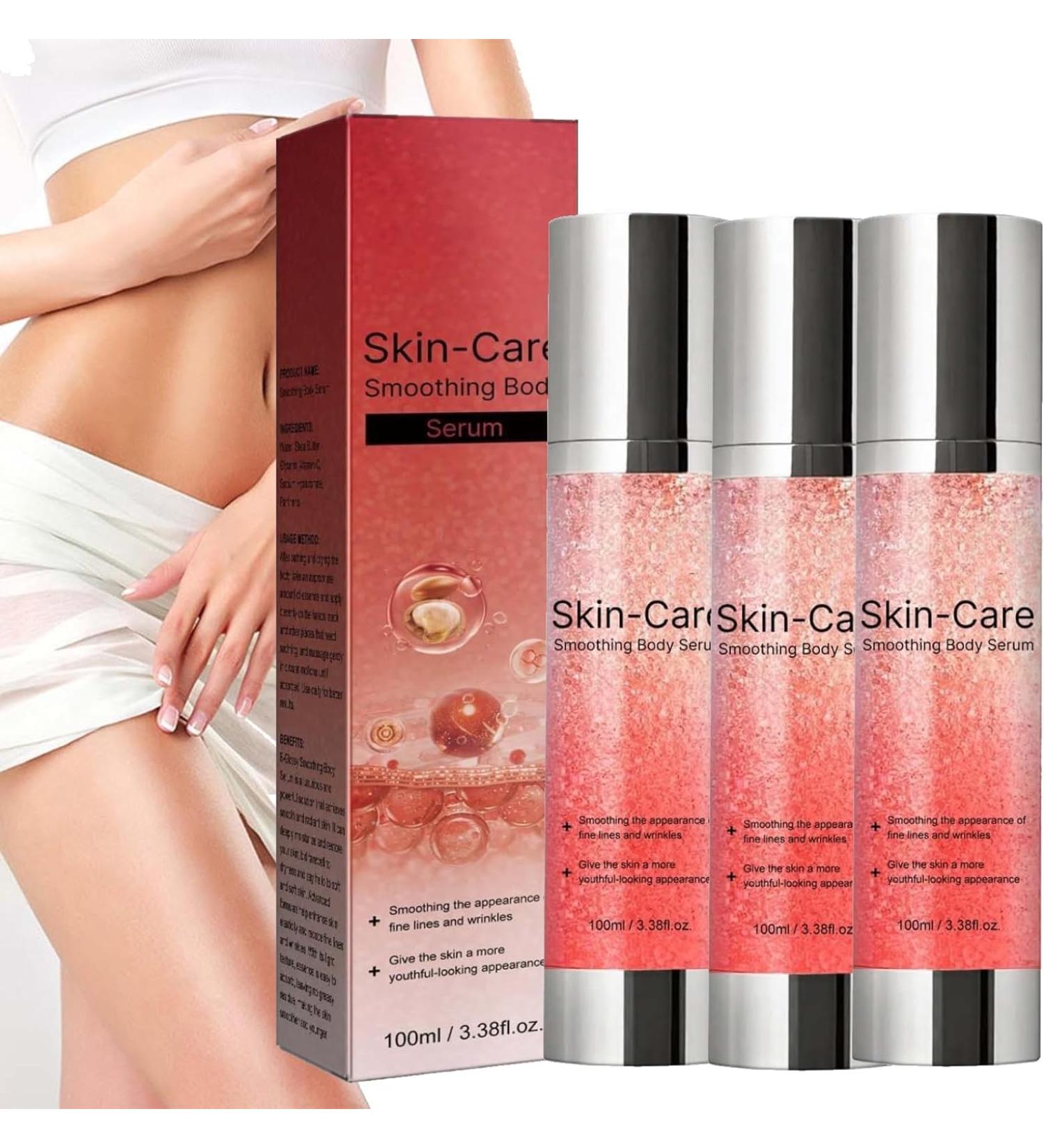 1/2/3Pcs B-Glossy Smoothing Body Serum Body Smoothing Serum for Silky Smooth Skin Smoothing Body Serum for Body Shaping and Cellulite Reduction Deep Moisturising Cream for Dry Heavy Body Skin Care 100ml/3.38fl.oz (3 Bottle) - Buy Online on GoSupps.com