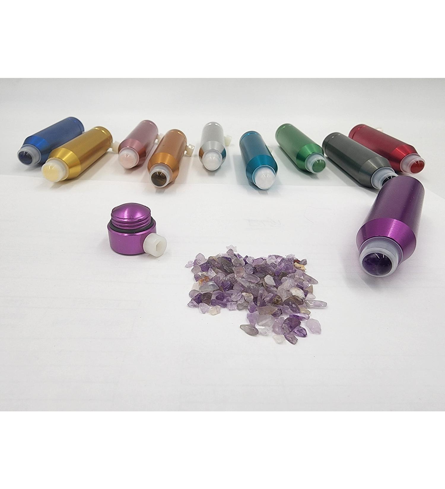 YANTRA 10 Handle Extensions for Chakra Solfeggio Tuning Forks | Acupressure, Aromatherapy & Sound Healing Tool with Gemstones | 10.0 Count - Buy Online on GoSupps.com