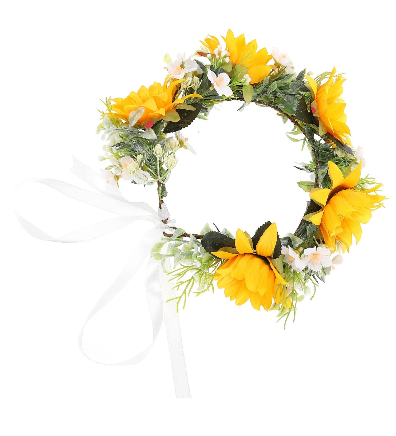 Beaupretty Wedding Garland Headband - Floral Headpiece for Bridal Elegance - Buy Online on GoSupps.com