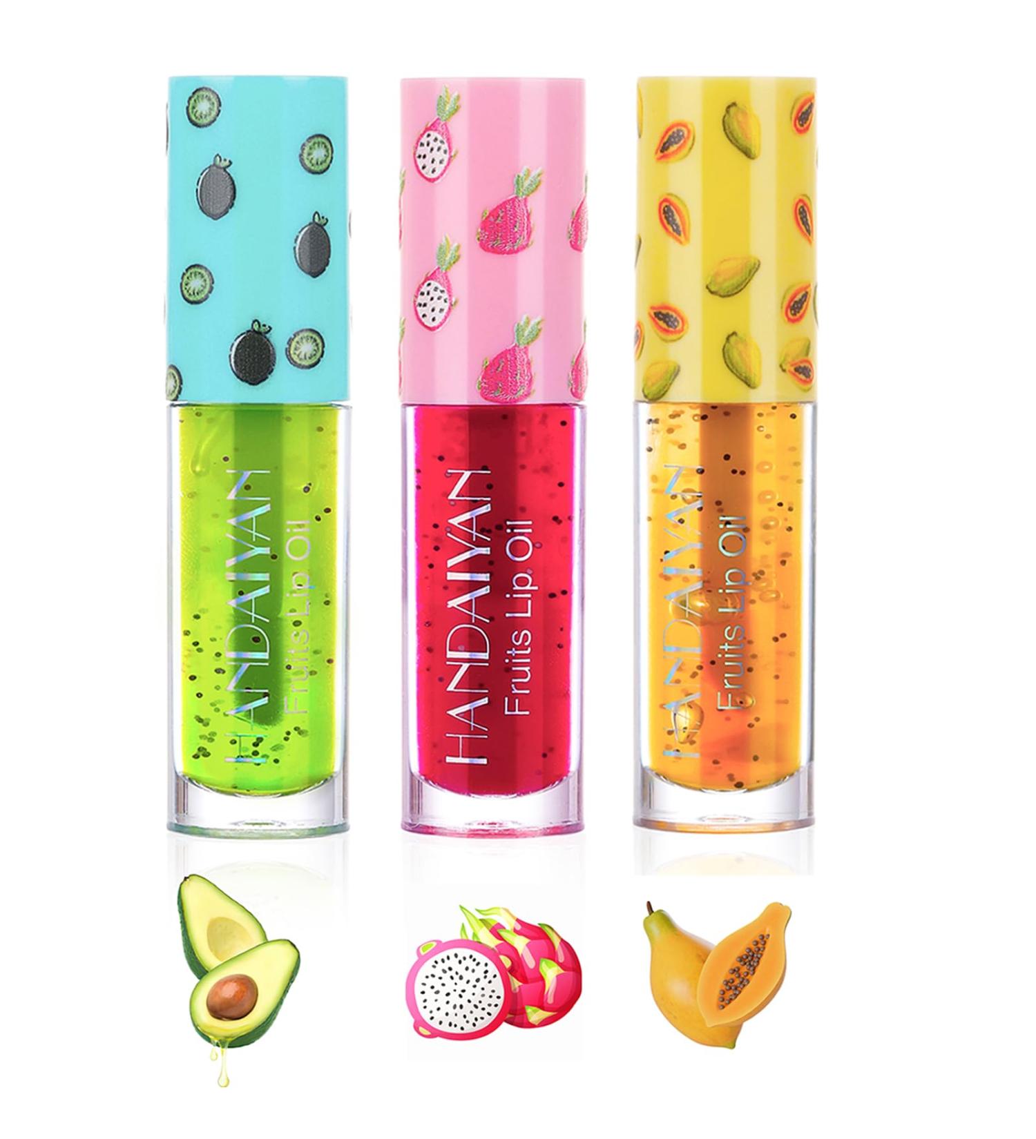 SOMGKINE Lip gloss oil moisturizing lip gloss moisturizing lip gloss long lasting fruit lip care products for moisturizing lips long lasting and transparent moisturizing lip oil gloss - Buy Online on GoSupps.com