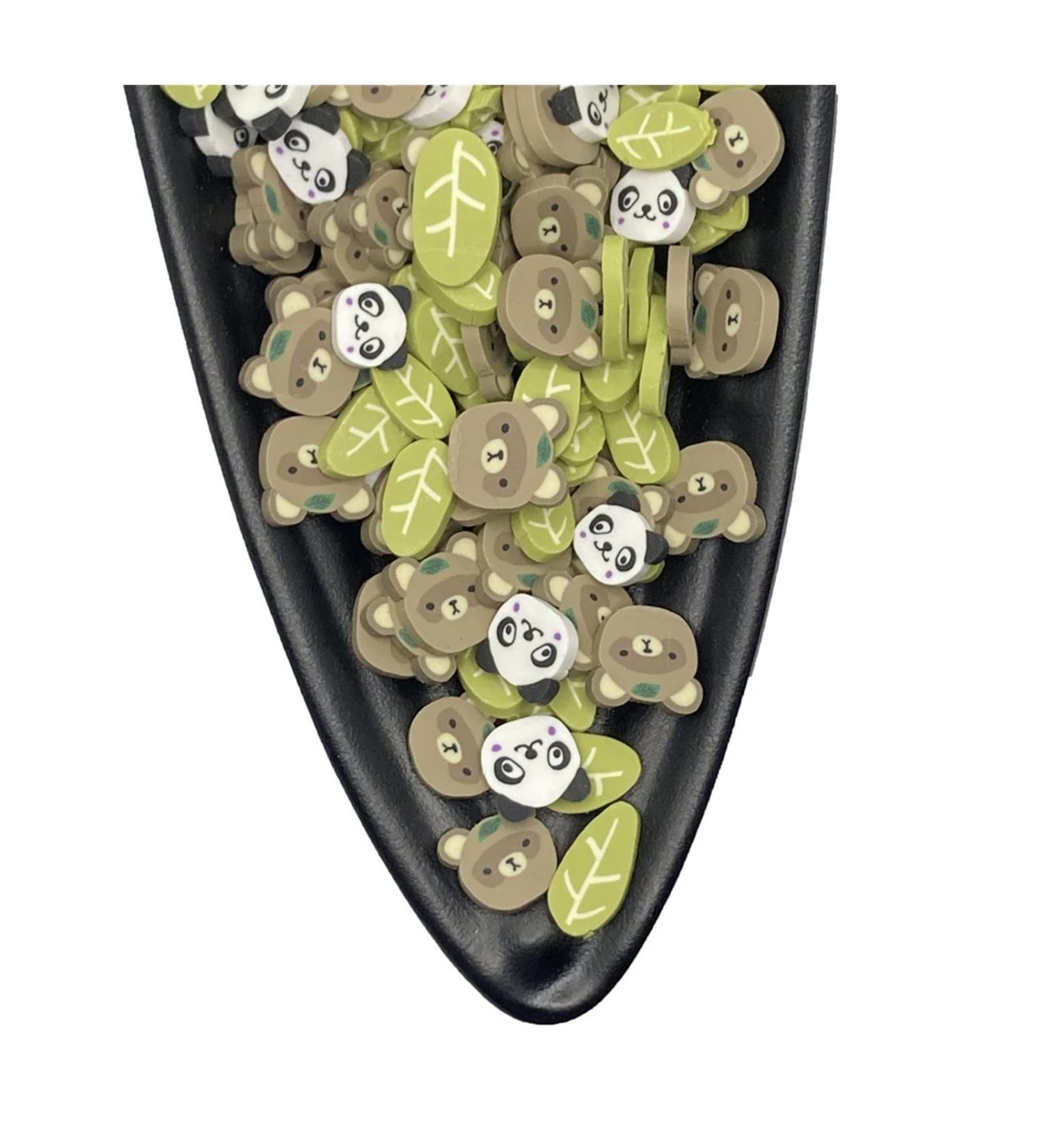 QR 50g Mixed Bear Panda Leaves Shape Slices Polymer Clay Sprinkles for Slimes Filling Nails Art DIY Phone Decoration Accessories T1116 (Color : Mixed) - Buy Online on GoSupps.com
