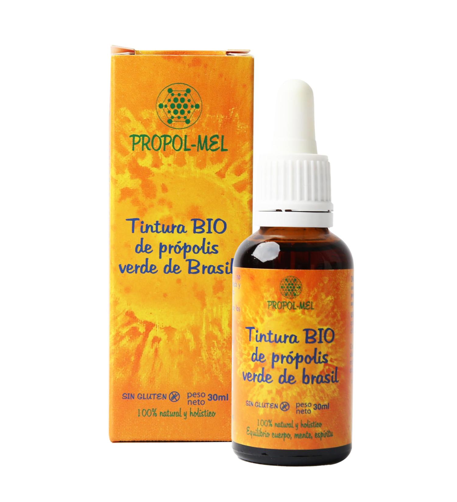 Organic Green Propolis Extract from Brazil 30 ml. Immune boosting mother tincture. 100% Natural Gluten free concentrated at 25%. - Buy Online on GoSupps.com