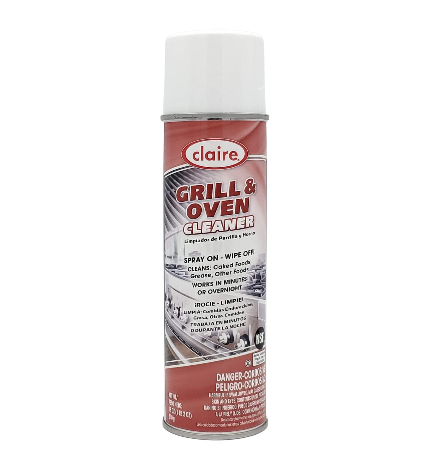 Claire Grill and Oven Cleaner 18 oz. can, red (CL826-1)