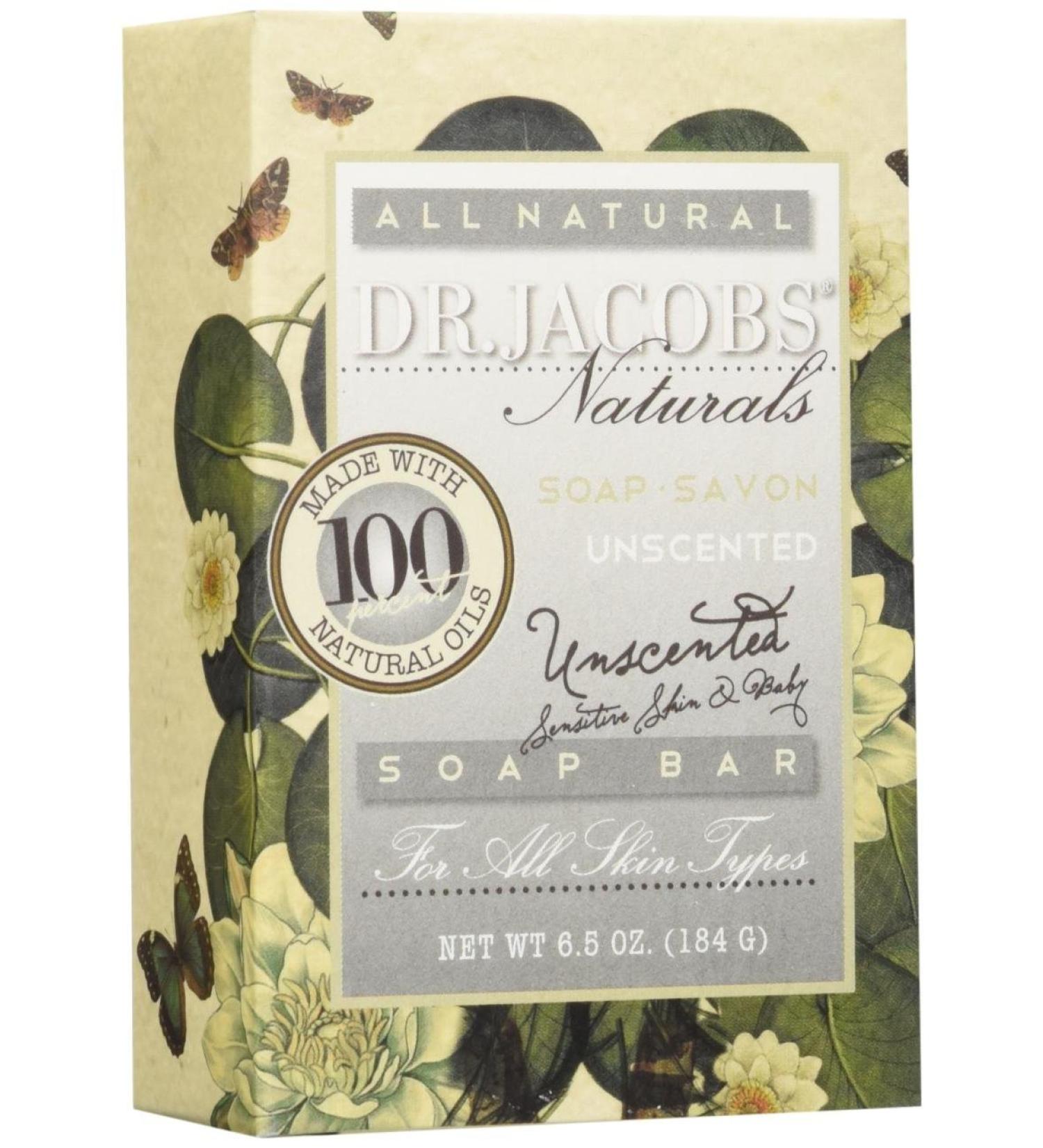 Dr. Jacobs Naturals Castile Bar Soap - Unscented - 6.5 oz by Dr. Jacobs