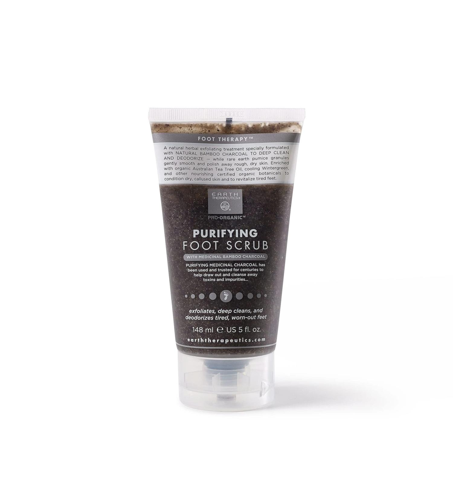 Earth Therapeutics Purifying Foot Scrub - Exfoliating Foot Care for Smooth Revitalized Feet | Shop Internationally - Buy Online on GoSupps.com