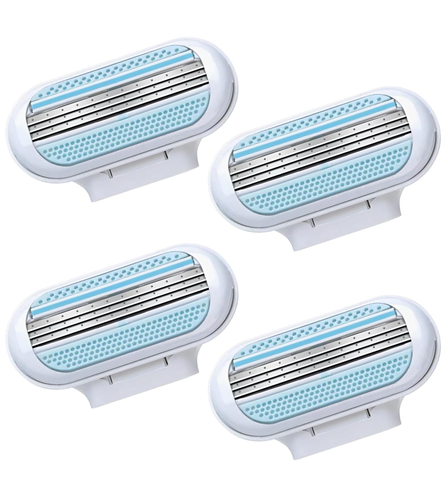 Xumann 4PCS Razor Blades Women - Compatible with Gillette Venus 3 Layer Blade Razors for Women Refill - Buy Online on GoSupps.com