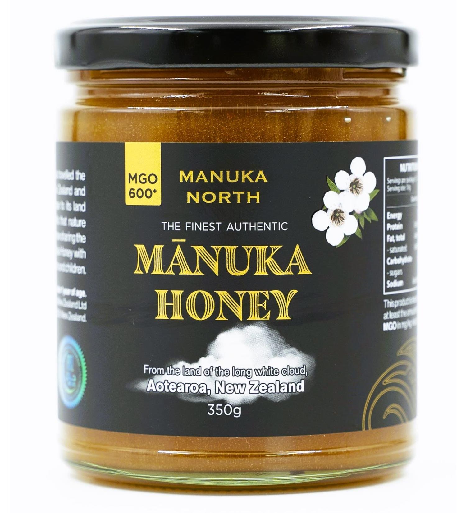 Manuka North MGO 600+ Manuka Honey | 350g | Authentic Premium New Zealand Manuka Honey - Buy Online on GoSupps.com