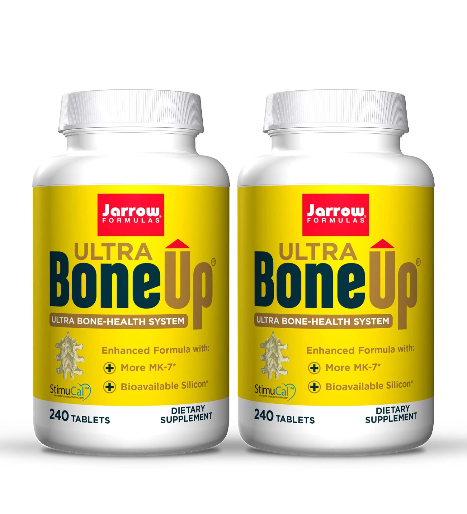 Jarrow Formulas Ultra Bone-Up - 240 Tablets for Bone Health | Premium Calcium Supplement - Buy Online on GoSupps.com