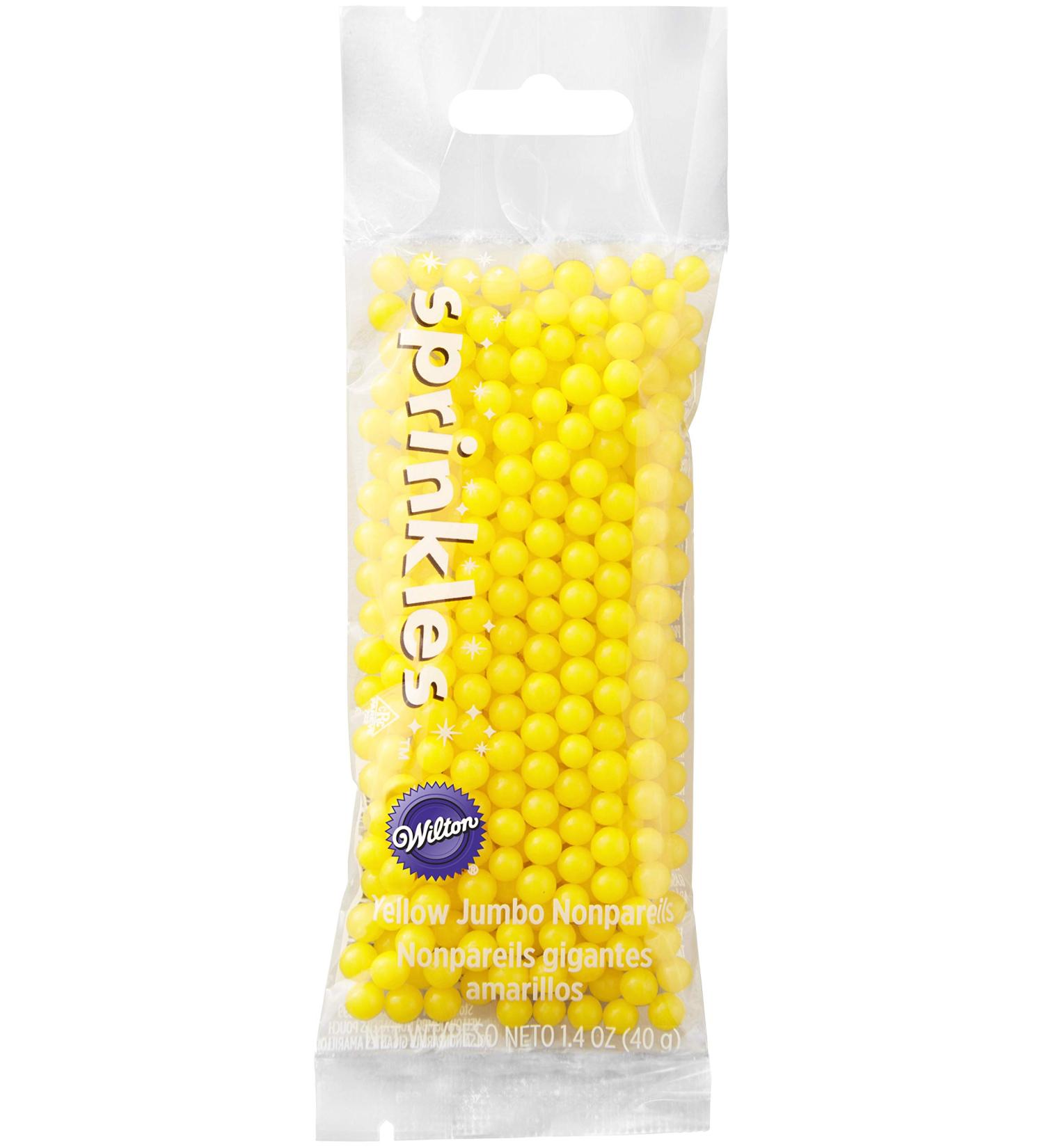 Jumbo Nonpareils Pouch-Yellow
