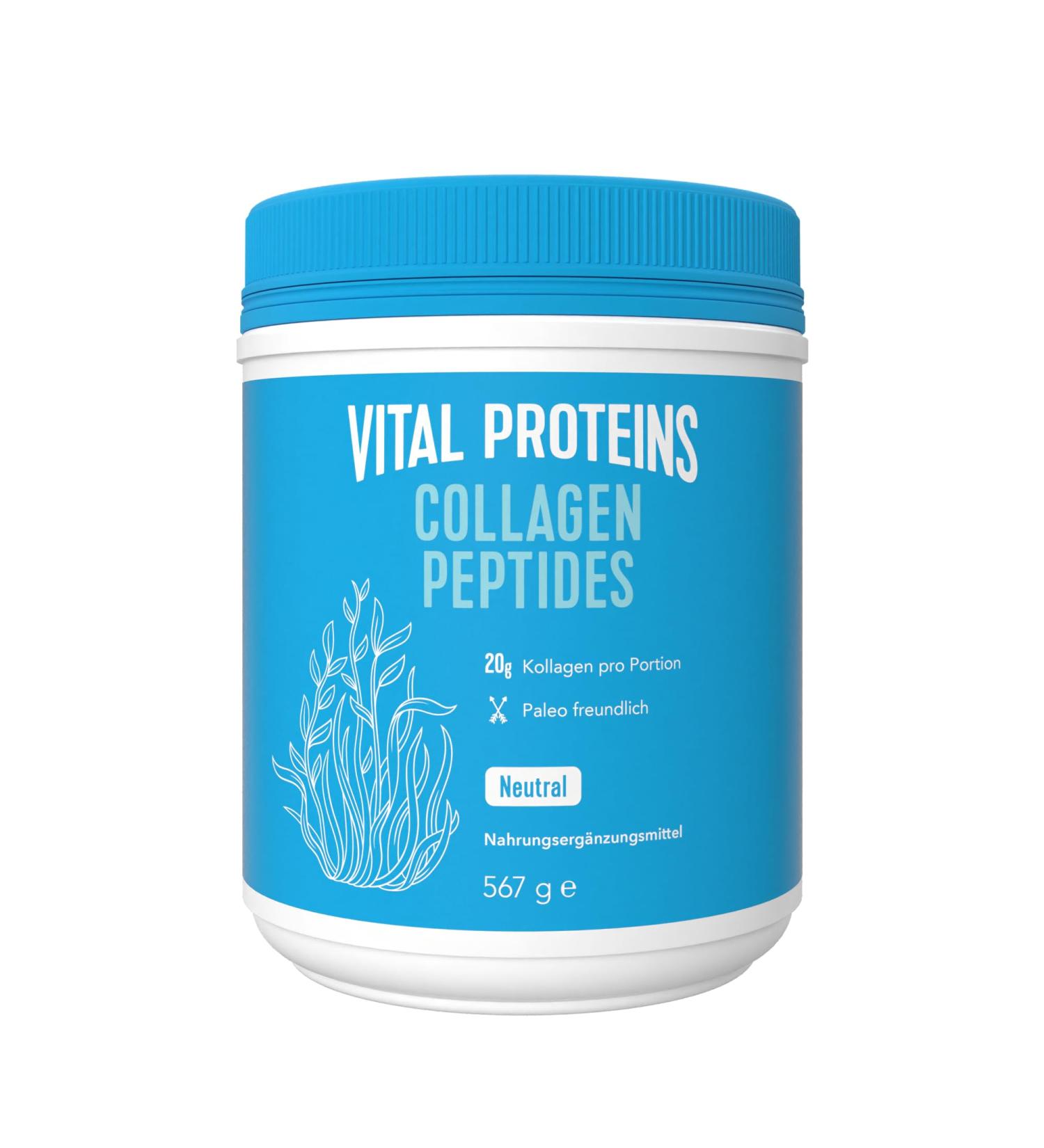 Vital Protein Collagen Peptides Powder - Tasteful Hydrolysate No Additives Easy to Use Soluble in Warm or Cold Foods | 567g (1 Pack) - Shop Now! - Buy Online on GoSupps.com