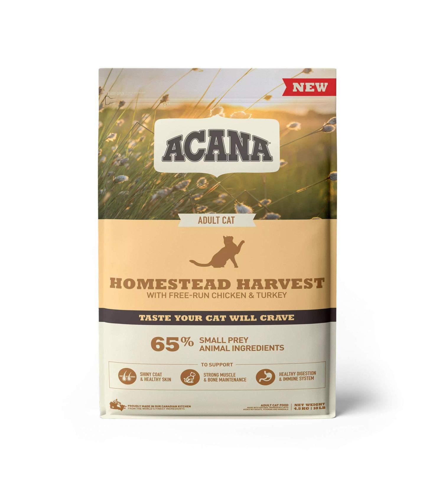 ACANA FELINE HOMESTEAD 4.5 kg - Buy Online on GoSupps.com