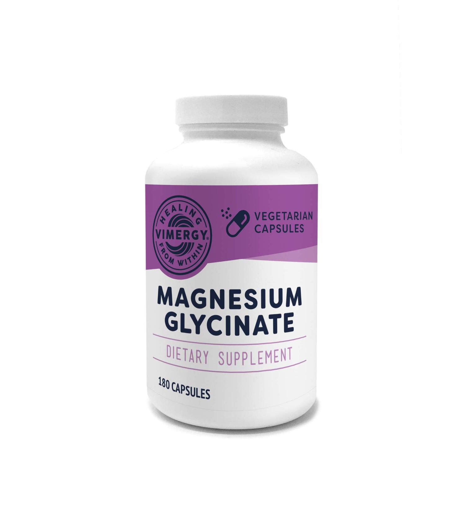 Vimergy Magnesium Glycinate with Organic Turmeric & Ginger - 90 Servings, Supports Relaxation & Health - 180 Count, Gluten-Free & Vegan - Buy Online on GoSupps.com