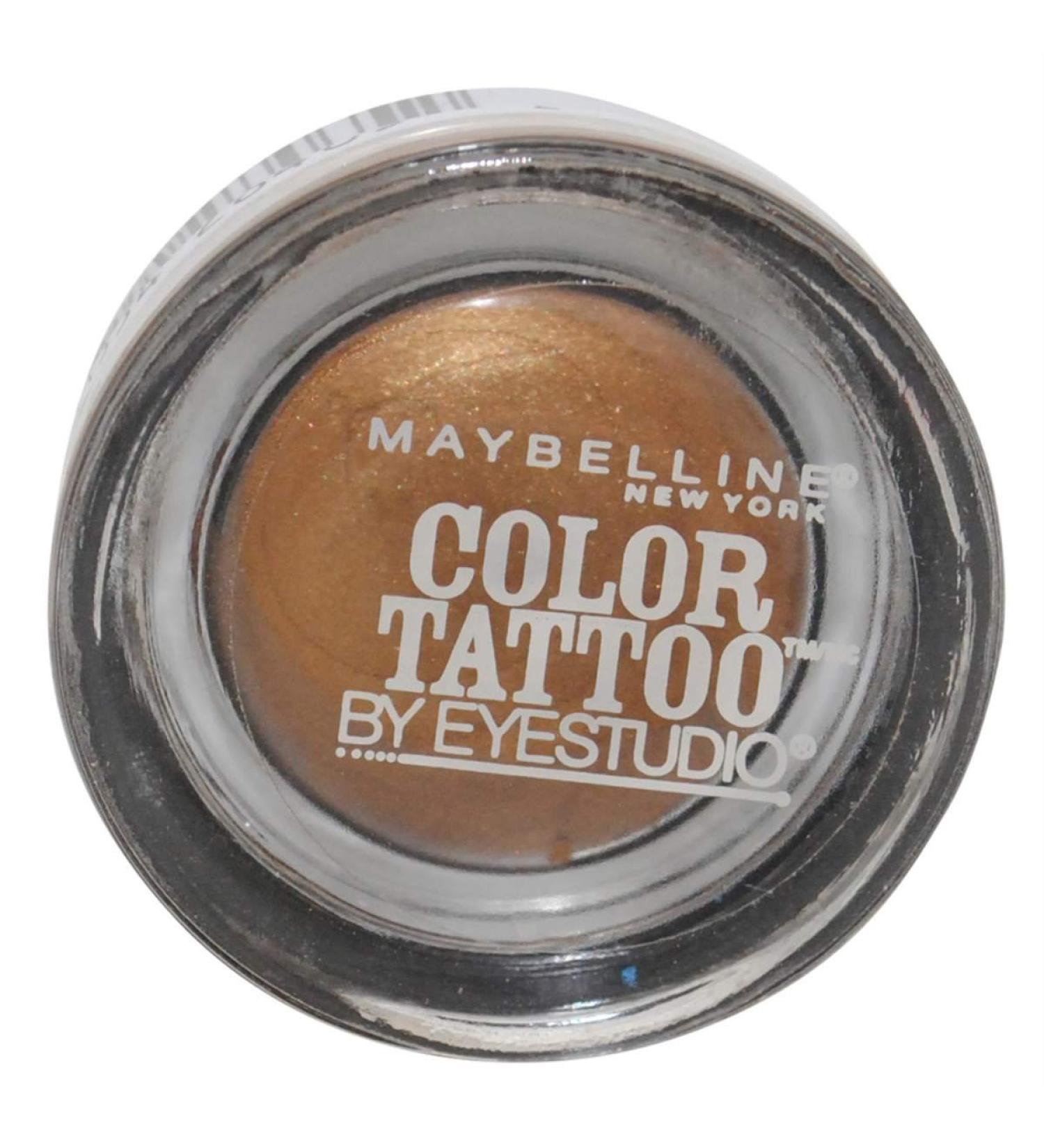 MAYBELLINE COLOR TATTOO BY EYESTUDIO 24 HR EYE SHADOW #300 GOLD SHIMMER