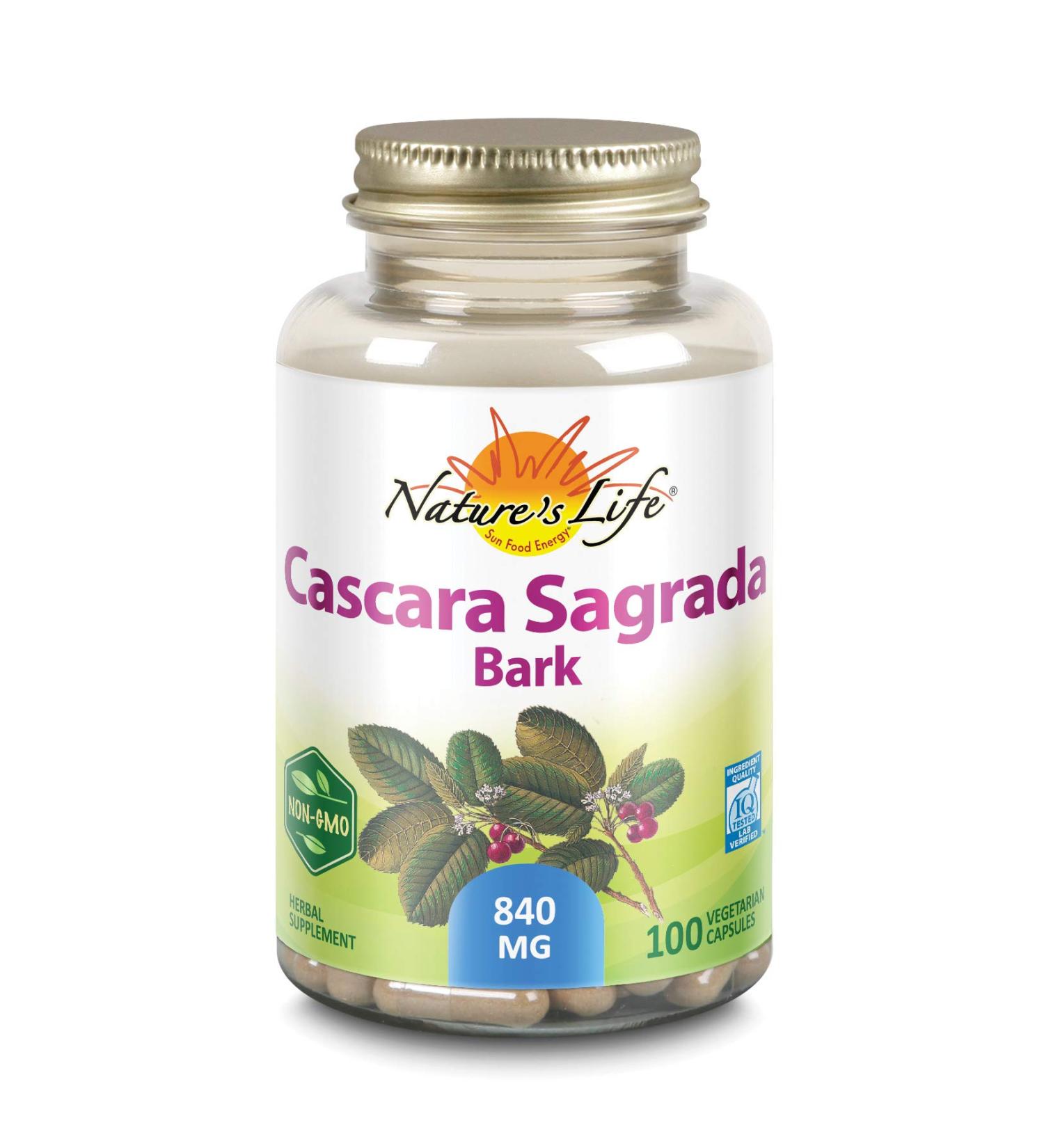 Zand Zand Cascara Sagrada 100 Caps 100 Count