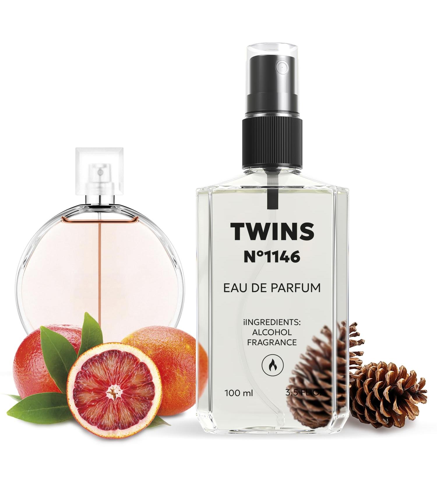 TWINS Impression of Chance Eau Vive | Perfume for Women Eau de Parfum | No.1146 | 3.4 Fl Oz / 100 ml Chanel Chance Eau Vive Impression - Buy Online on GoSupps.com