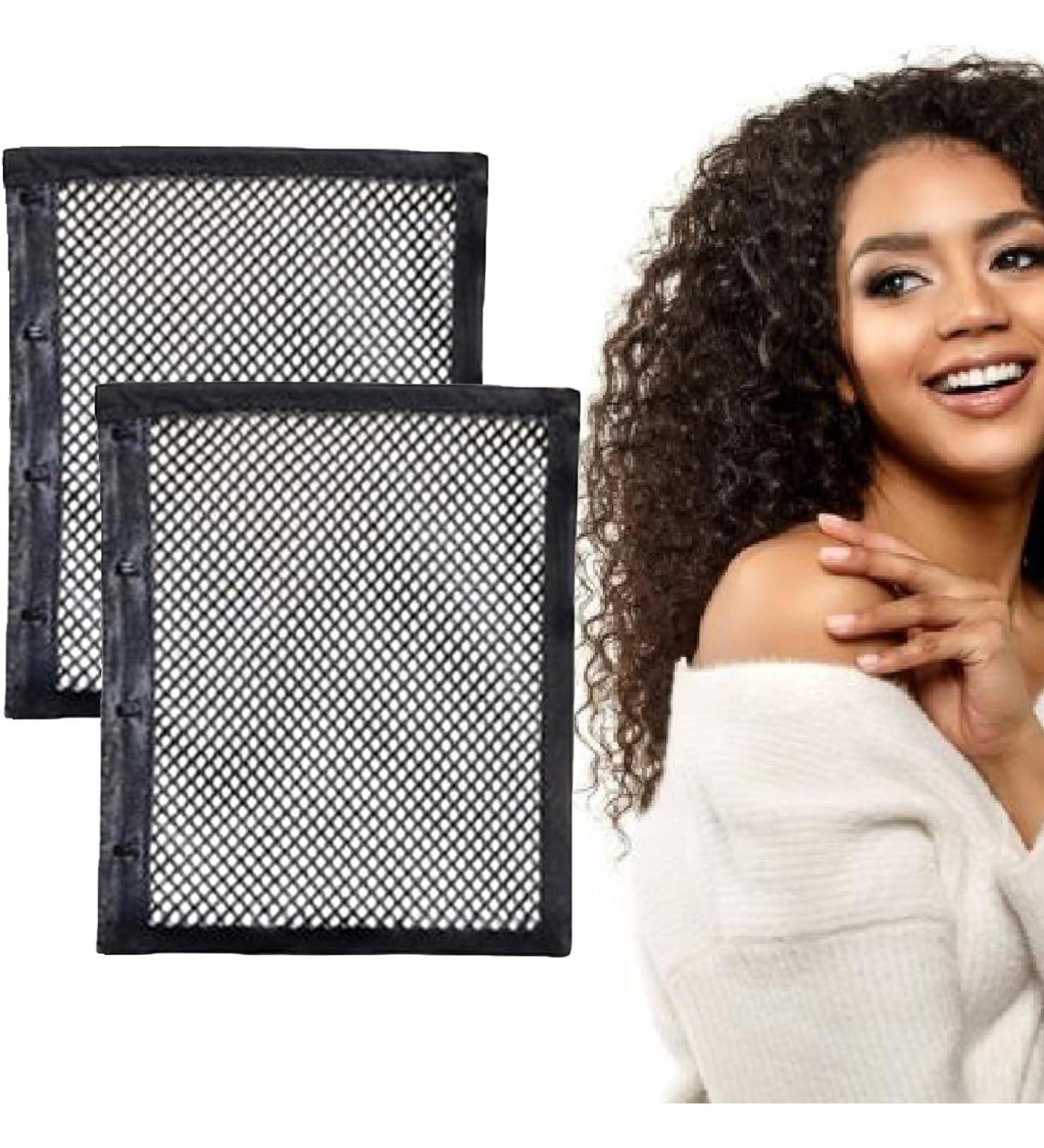 Length N Lock Hair Stretcher | Curly Hair Net Stretcher | Prevent Shrinkage | 7in Durable Hair Drying Tool (2PCs) - Buy Online on GoSupps.com