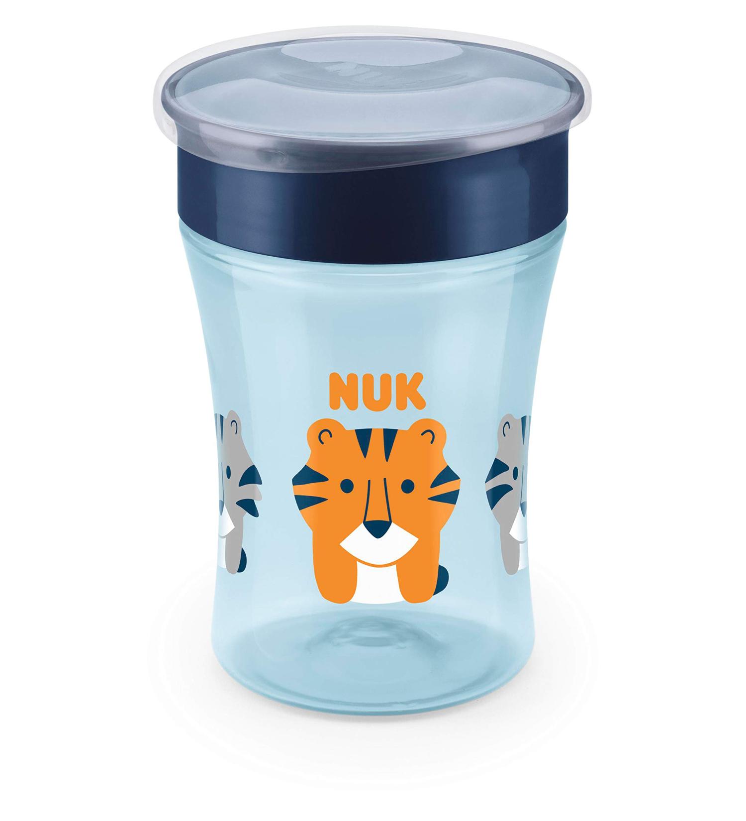 NUK Evolution 360 Cup Blue - 8 oz (240 ml) for 8+ Months | Durable & Spill-Proof - Buy Online on GoSupps.com