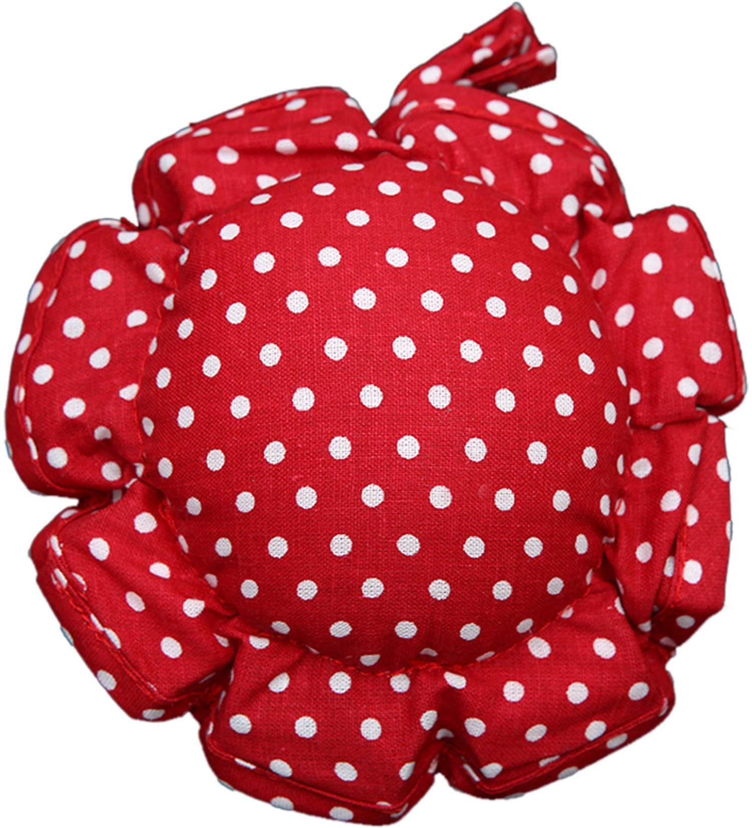 ChezMax Pin Cushions Sewing Needle Cushion pin Holder Holder Band Wearable Pincushions Needle Holder for DIY Sewing Tools 2 Pcs (Sunflower Dots Red) E-red Dot