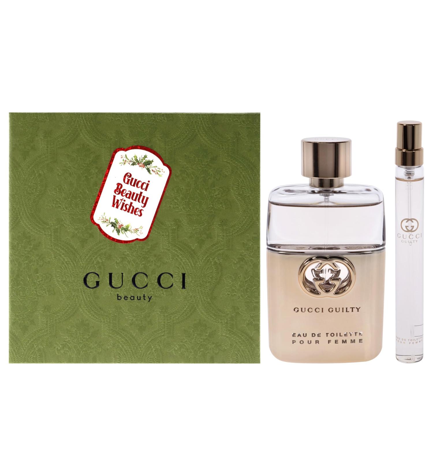 Gucci Guilty by Gucci for Women - 2 Pc Mini Gift Set 1.6oz EDT Spray 0.33oz EDT Spray - Buy Online on GoSupps.com