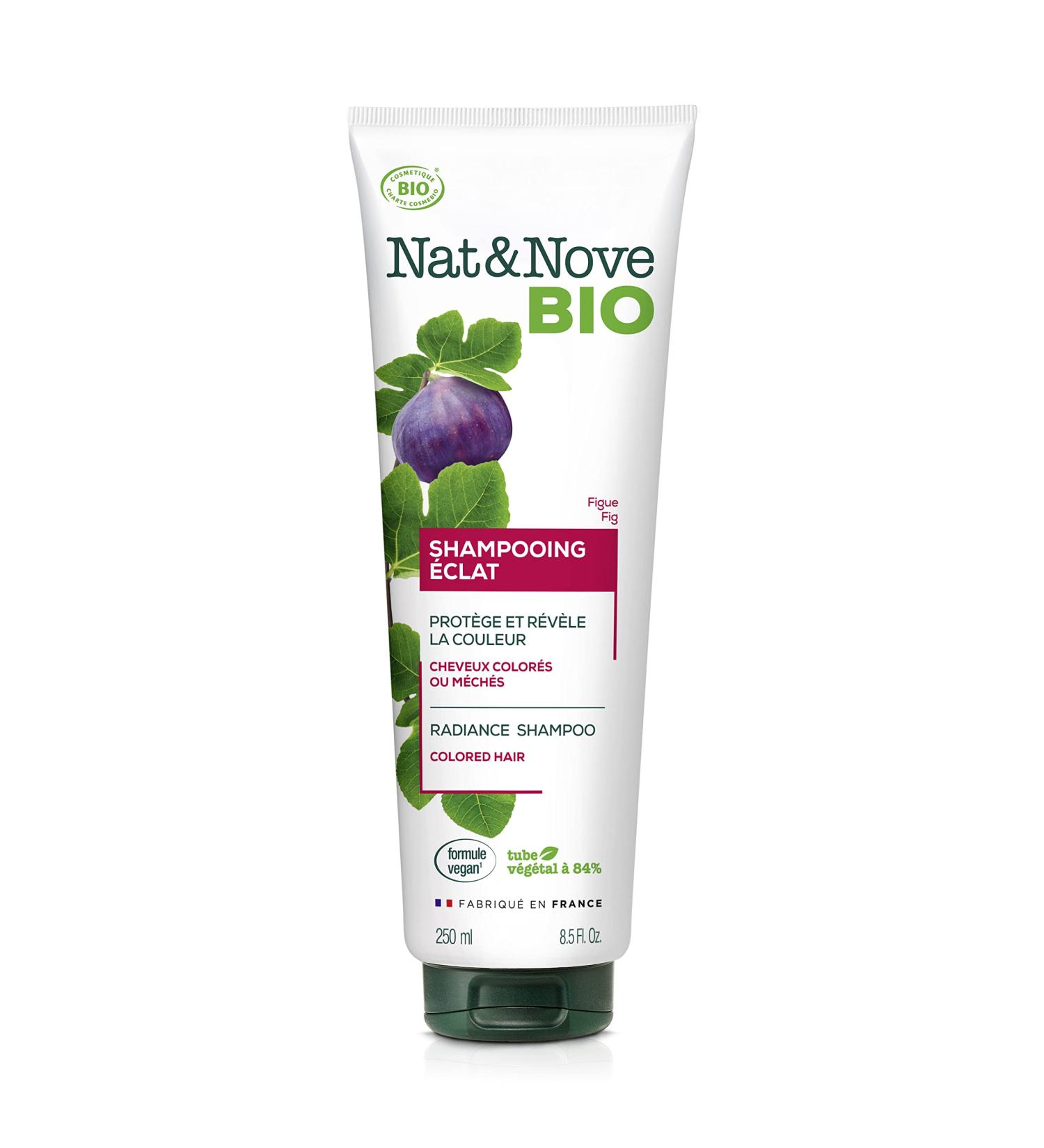 NAT&NOVE BIO certified organic shine shampoo for colored hair 250 ml - Buy Online on GoSupps.com