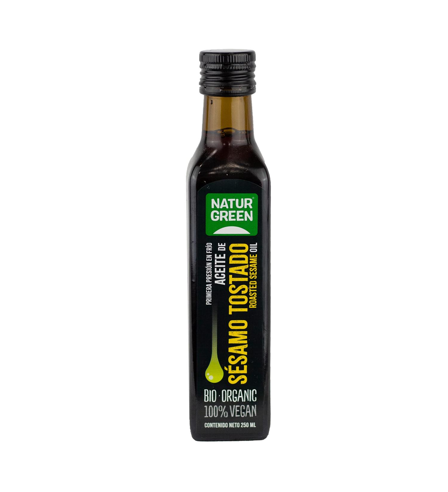 Buy Organic Toasted Sesame Oil 250ml - Premium Quality International Shipping - Buy Online on GoSupps.com
