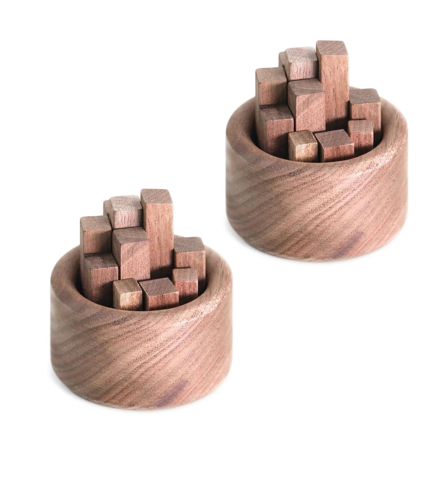 Premium Walnut Aroma Diffuser Set | 2-Piece Essential Oils Diffuser for Car & Home | Mini Aromatherapy Incense Sticks Box - Buy Online on GoSupps.com