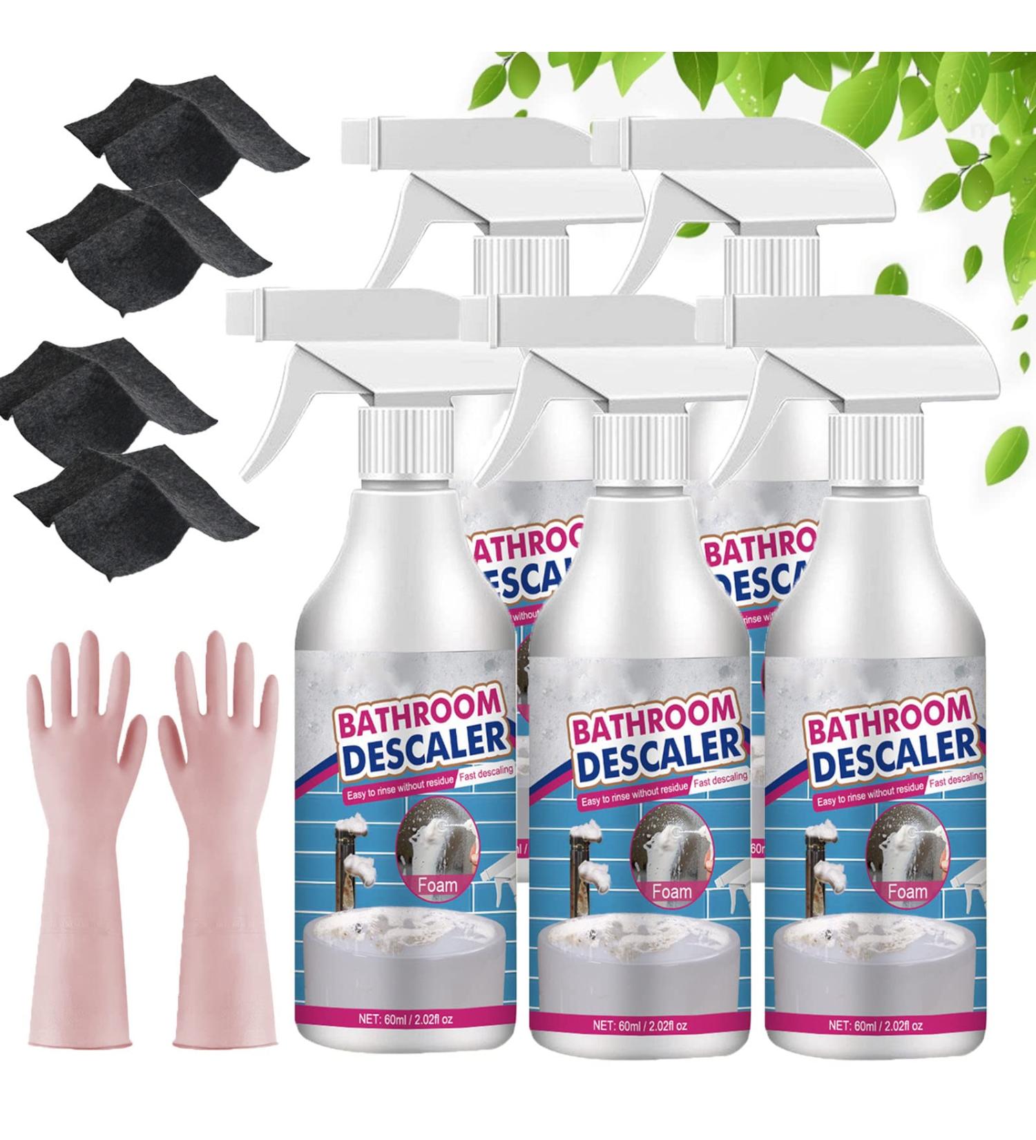 KCRPM Stubborn Stains Cleaner Bubble Cleaner All Purpose Stain Remover All Purpose Bubble Cleaner Foam Spray Bathroom Descaler Spray - Rinse-Free Cleaning Spray (5Pcs) - Buy Online on GoSupps.com